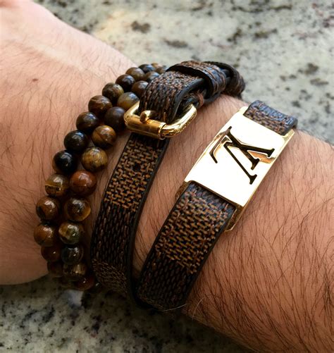 men's designer bracelets louis vuitton|louis vuitton male bracelet.